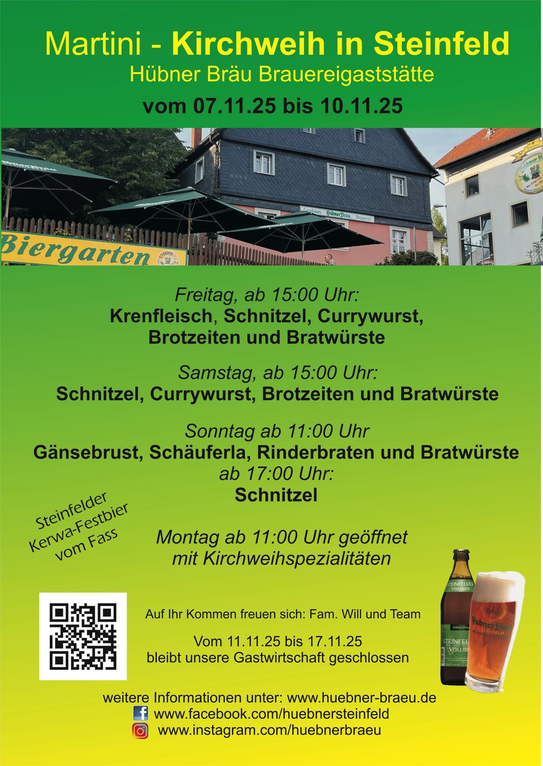 Essens Gaststätte April bis Okt. 2024