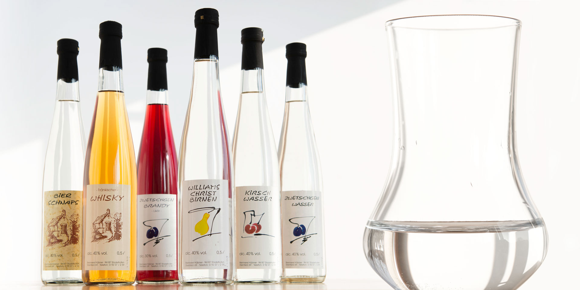 Hübner Bräu Geister und Brände
