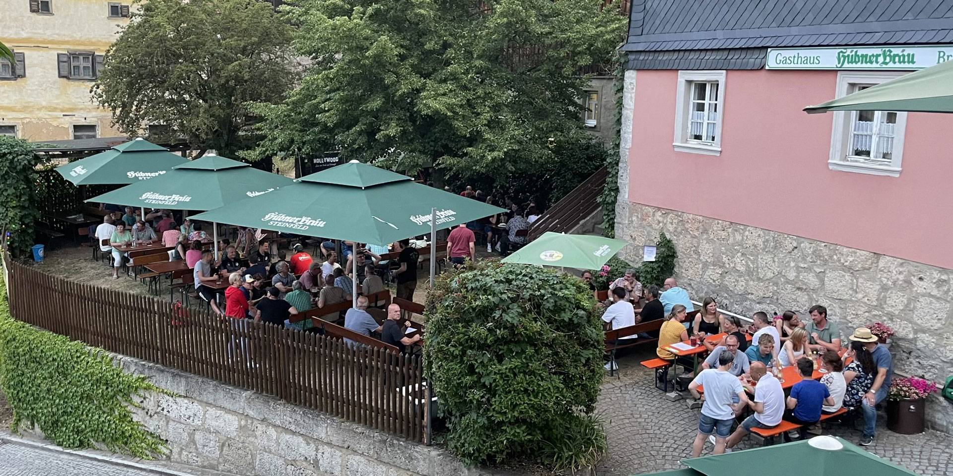 Hübner Bräu Biergarten