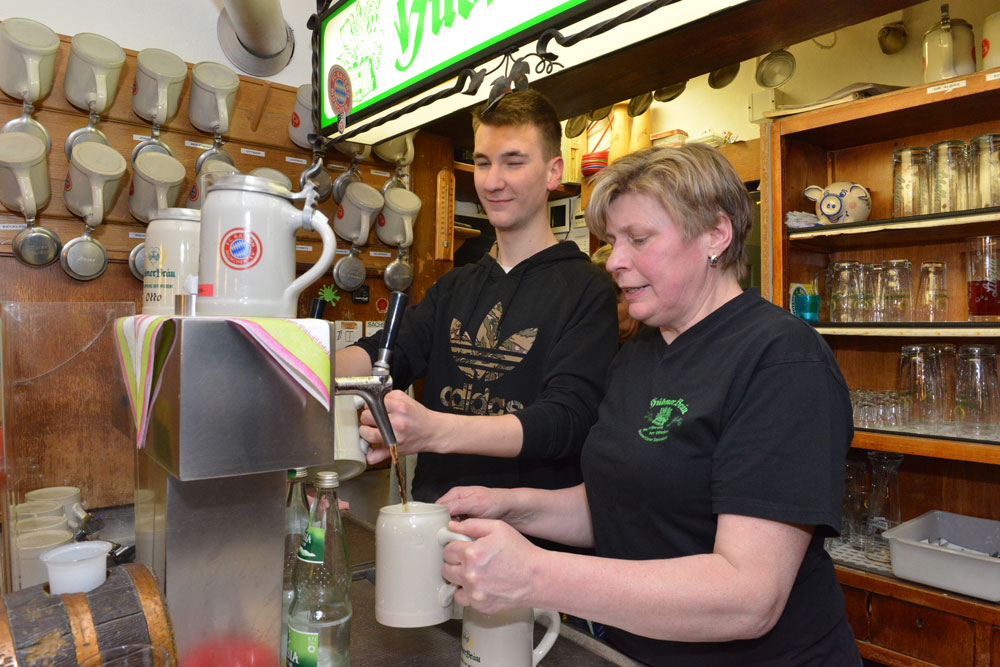 Hübnerbräu Steinfeld Taubenmarkt